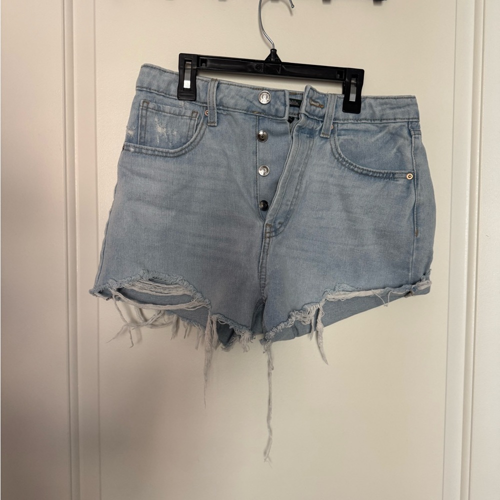 Wild Fable Blue Distressed Jean Shorts